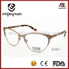 best brand lady promotional custom logo metal optical spectacles